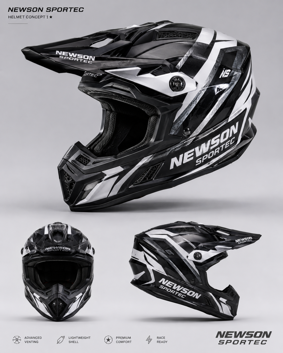 Newson Sportec helmet concept 2