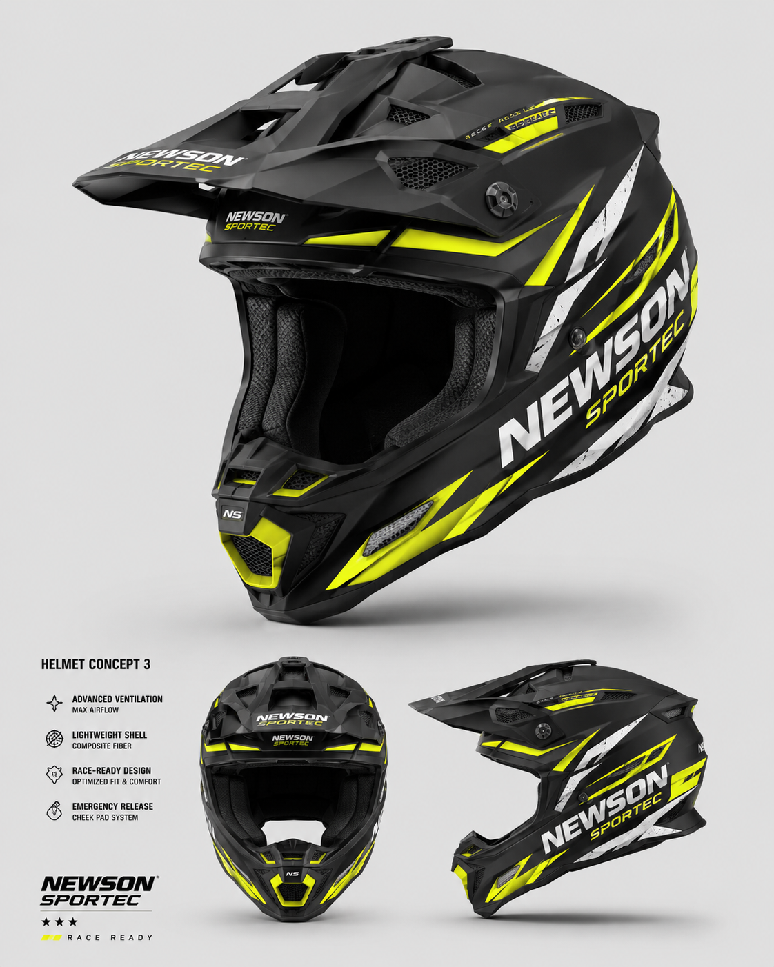 Newson Sportec helmet concept 4